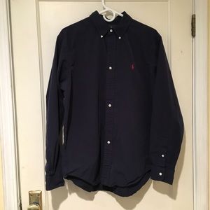 Navy Polo Ralph Lauren Button-Down Shirt